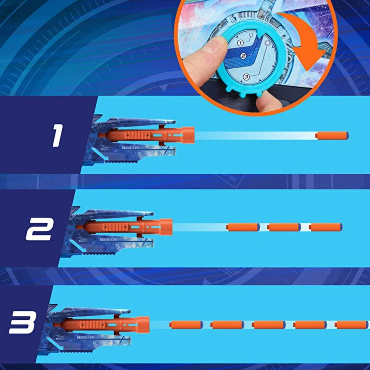 G1580 Nerf Loadout Galactic Commander görsel 2