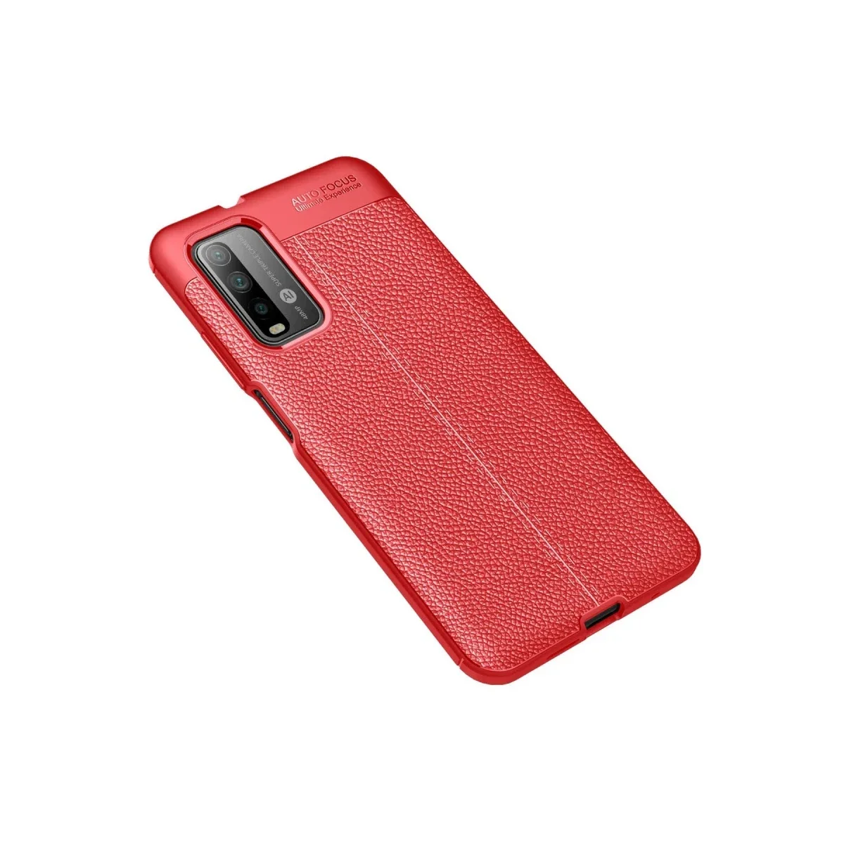 Xiaomi Redmi 9T Kılıf Auto Focus Kapak - Kırmızı görsel 2