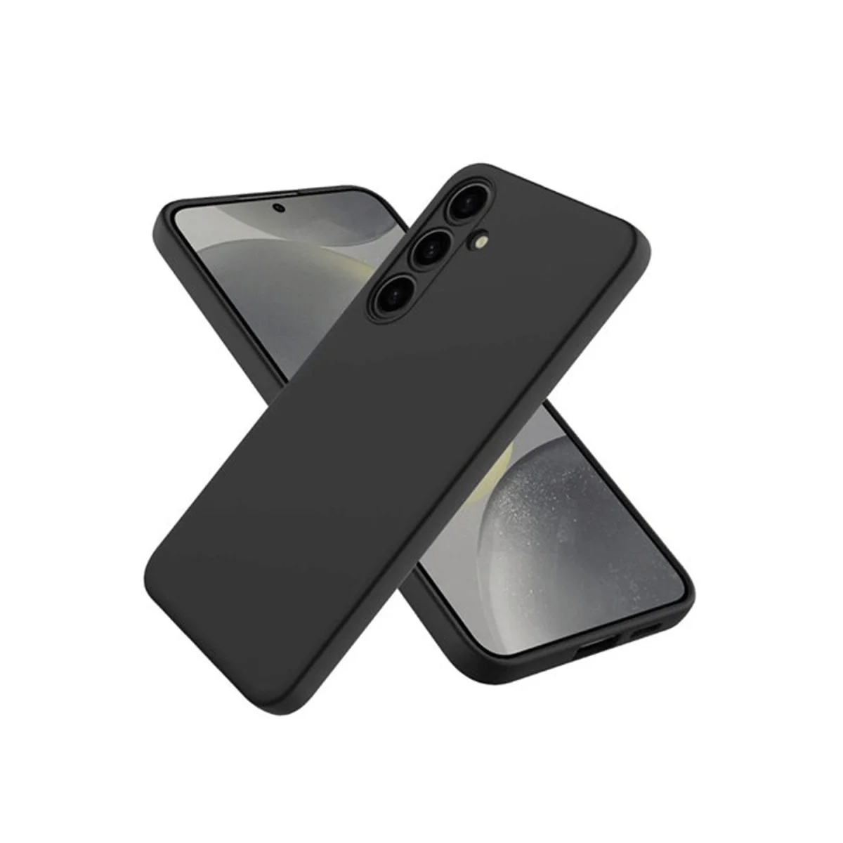 Samsung Galaxy A36 Kılıf First Silikon - Siyah