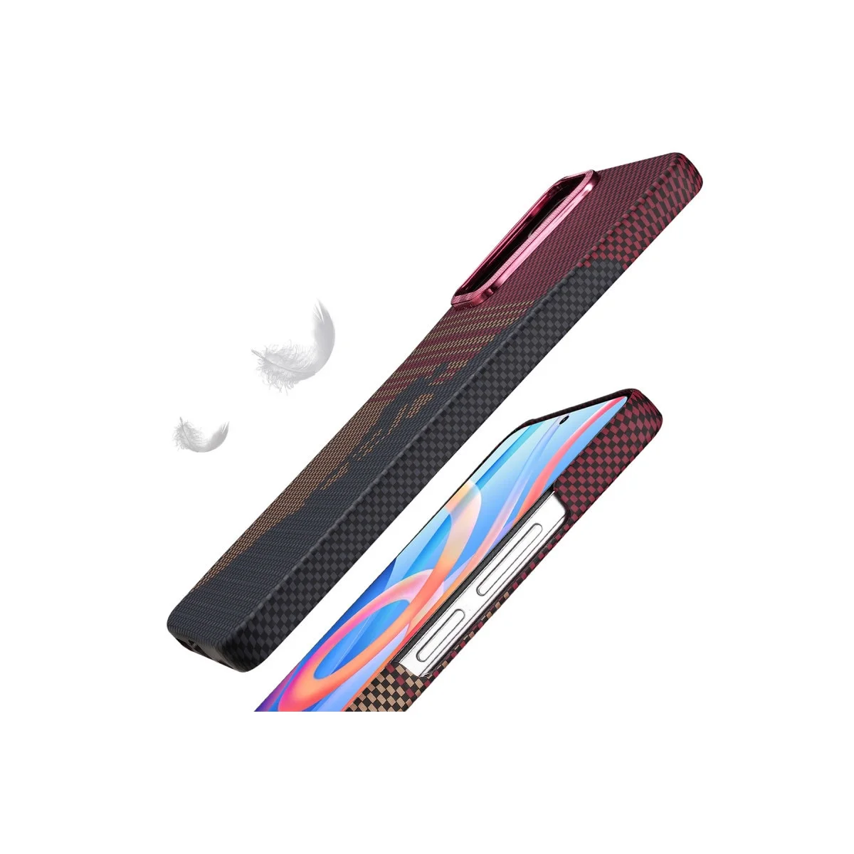 Xiao Red Note 12 Pro 4g Vega Magsafe Kapak - Çöl Titanyum görsel 2