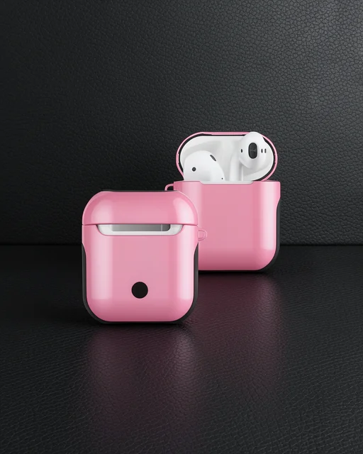 Apple Airpods 2 (2.nesil) 3in1 Kılıf - Pembe