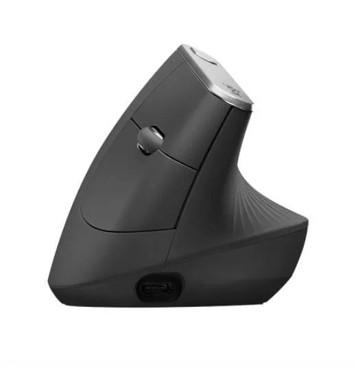 Mx Vertıcal Gelişmiş Ergonomik Dikey Kablosuz Usb Mouse Siyah 910-005448 görsel 2