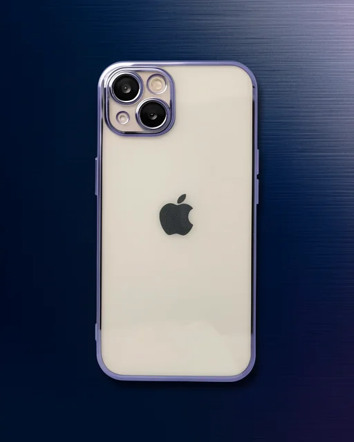 Apple İphone 13 Kılıf Razer Lensli Silikon - Mor