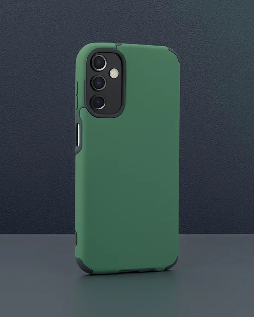 Samsung Galaxy M14 5g Kılıf Loop Deri Silikon - Yeşil