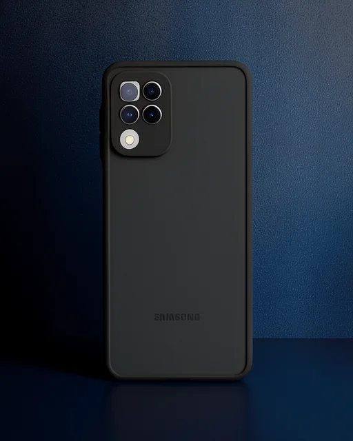 Samsung Galaxy A22 Kılıf Montreal Silikon Kapak - Siyah