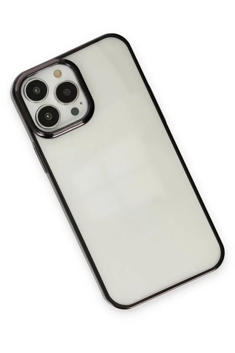 Apple iPhone 14 Pro Max Kılıf Element Silikon - Siyah görsel 3