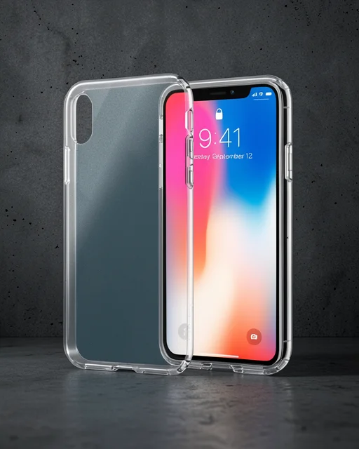 Apple İphone X Kılıf Lüx Şeffaf Silikon