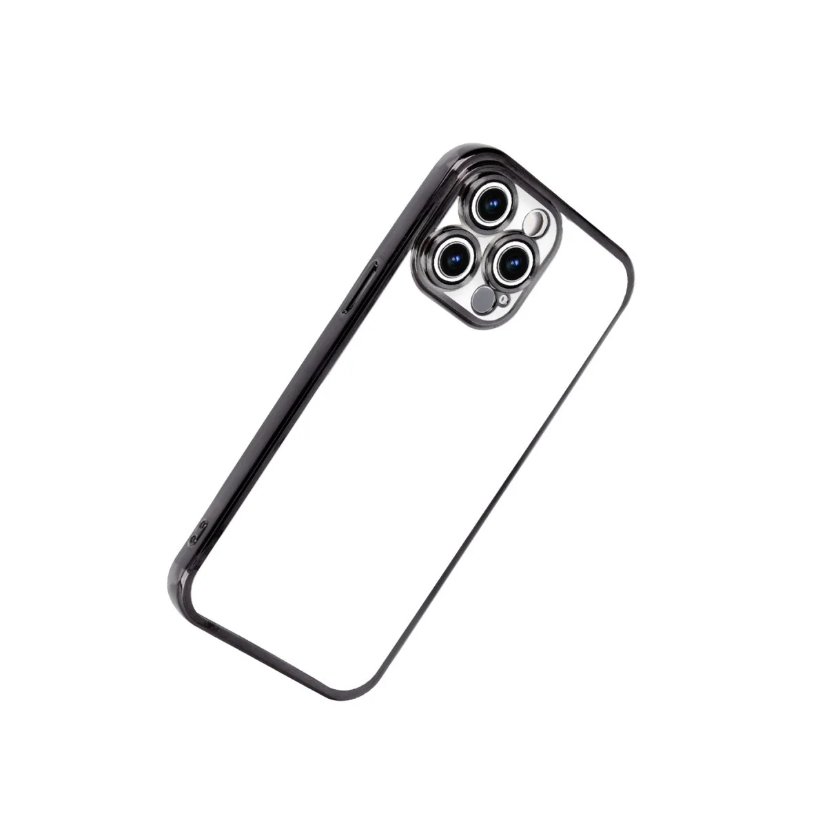 Apple İphone 15 Pro Max Razer Lensli Silikon - Siyah görsel 4