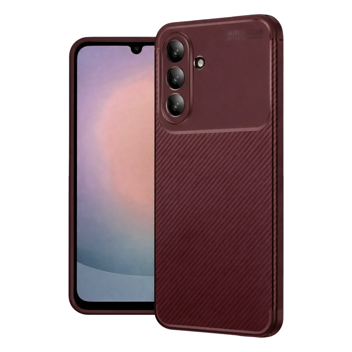 Samsung Galaxy A37 5g Auto Focus Karbon Kapak - Bordo