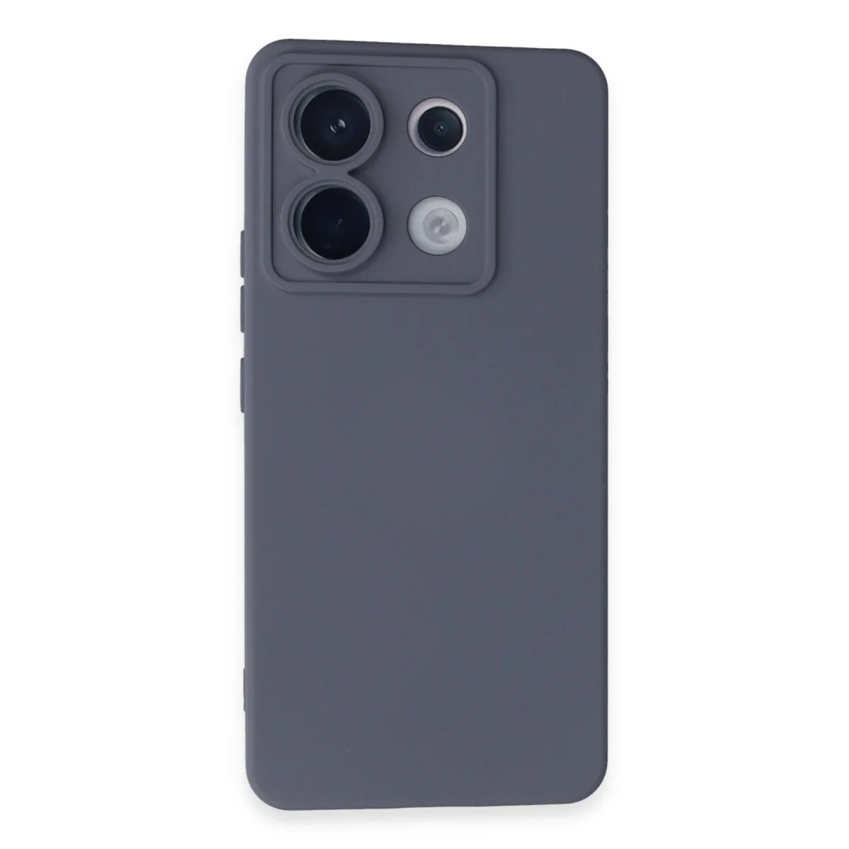 Xiaomi Redmi Note 13 Pro 5g Kılıf Nano İçi Kadife Silikon - Gri