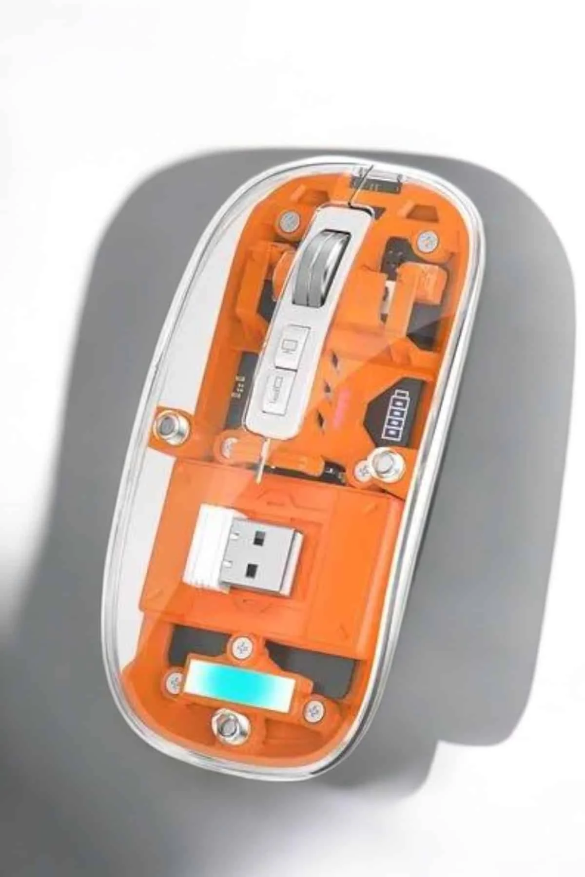Kablosuz Mouse Fare 5.0 Bluetooth Bağlantılı USB Girişli görsel 5