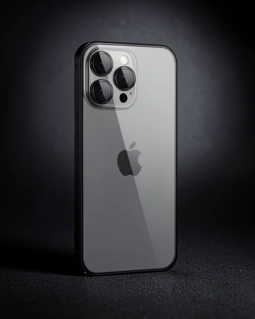 Joko Apple İphone 15 Pro Metal Bumper Mat Kapak - Siyah