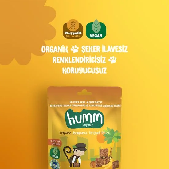 Organik Glutensiz Vegan Muzlu Kek 30 Gr görsel 2