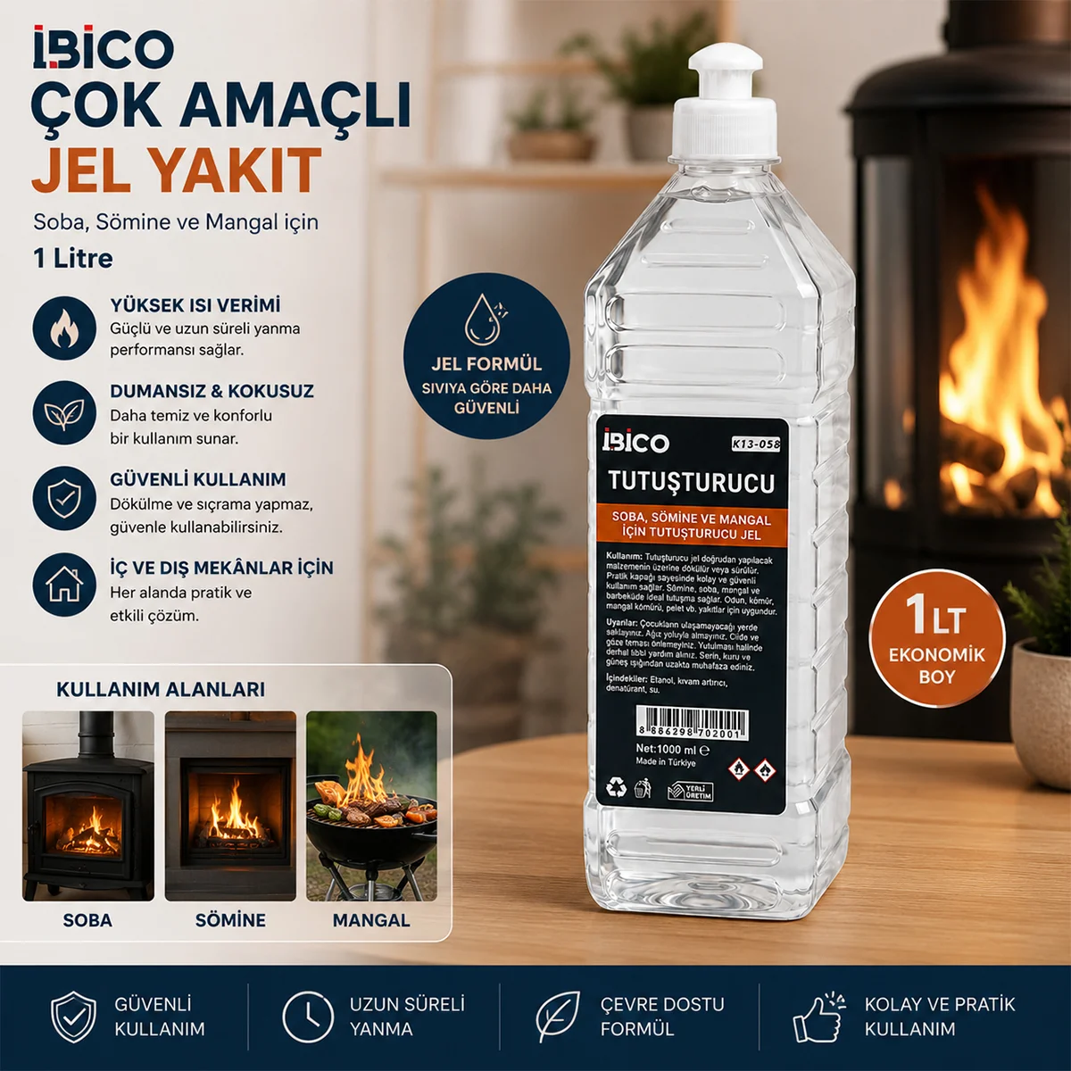 Çok Amaçlı Jel Yakıt görsel 2