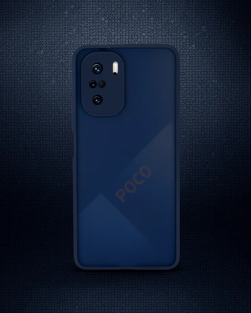 Xiaomi Poco F3 Kılıf Montreal Silikon Kapak - Lacivert