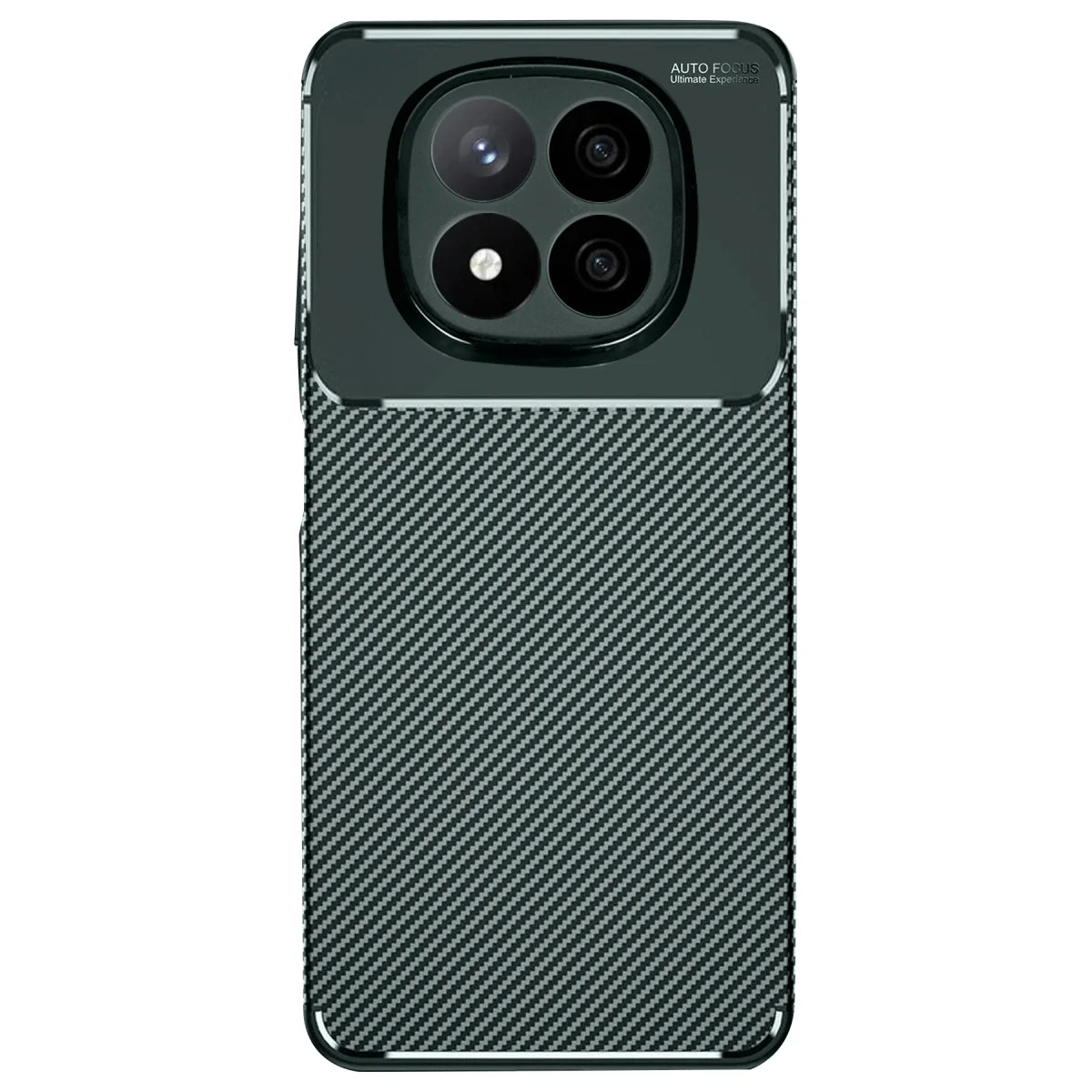 Xiao Red Note 14 Pro 5g Kılıf Auto Focus Karbon Kapak - Koyu Yeşil görsel 2
