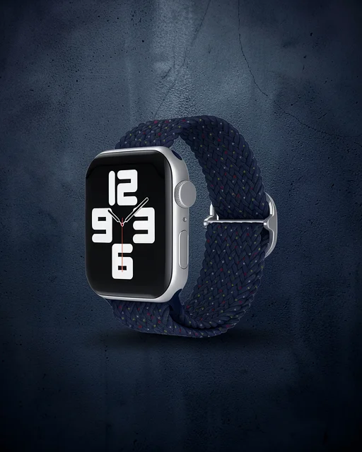 Apple Watch 42mm Kordon - Benekli Lacivert