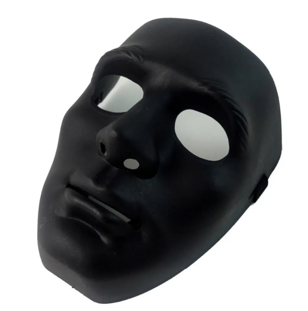Siyah Renk Hip Hop Anonim Jabbawockeez Dans Maskesi 18x19 cm görsel 5