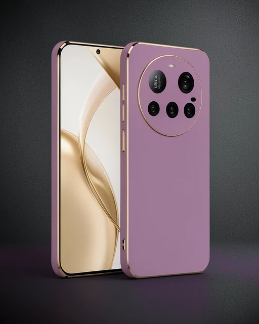 Xiaomi Mi 15 Ultra Kılıf Volet Silikon - Mor