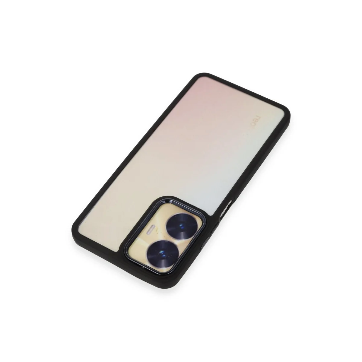 Realme C55 Kılıf Dora Kapak - Siyah görsel 5