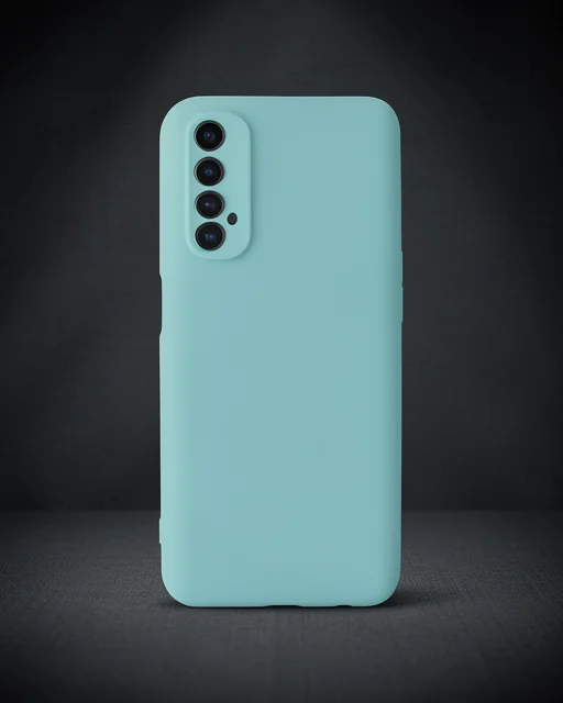 Realme 7 Kılıf Nano İçi Kadife Silikon - Turkuaz