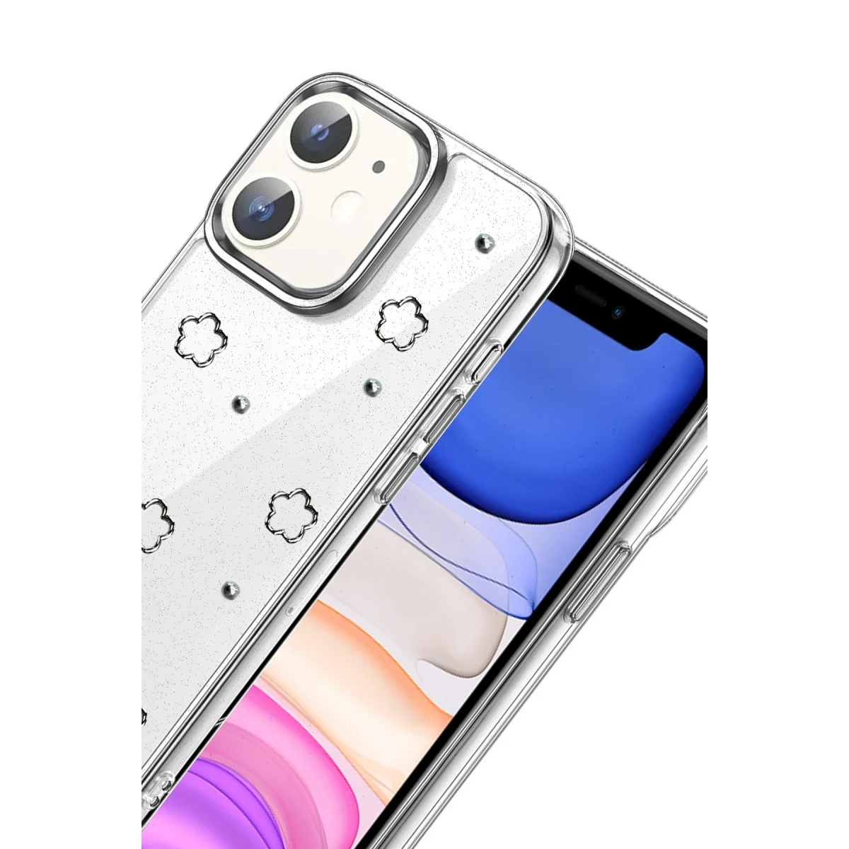 Apple İphone 12 Fiyonk Desenli Kapak - Desen 2 görsel 2