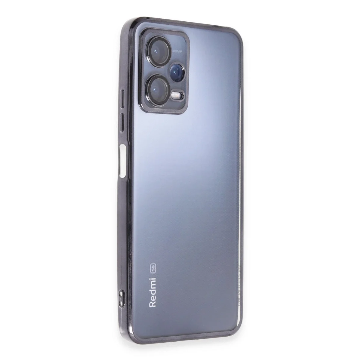 Xiaomi Redmi Note 12 Pro 5g Kılıf Razer Lensli Silikon - Siyah görsel 2