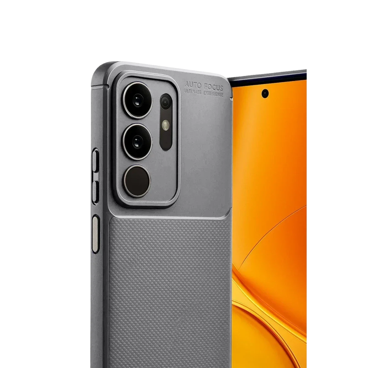 Vivo Y29 4G Auto Focus Karbon Kapak - Gri görsel 3