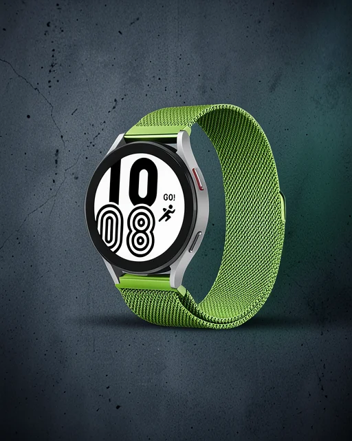 Watch 20mm Metal Mıknatıslı Kordon (saat Değildir) - Yeşil