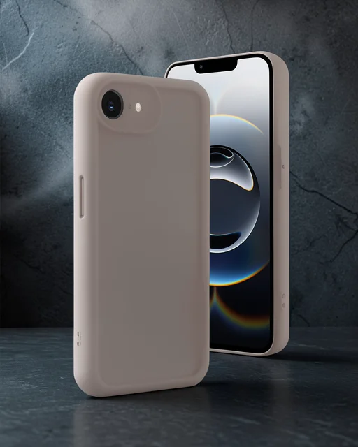 Apple İphone 16e Kılıf Viera Silikon - Kahverengi