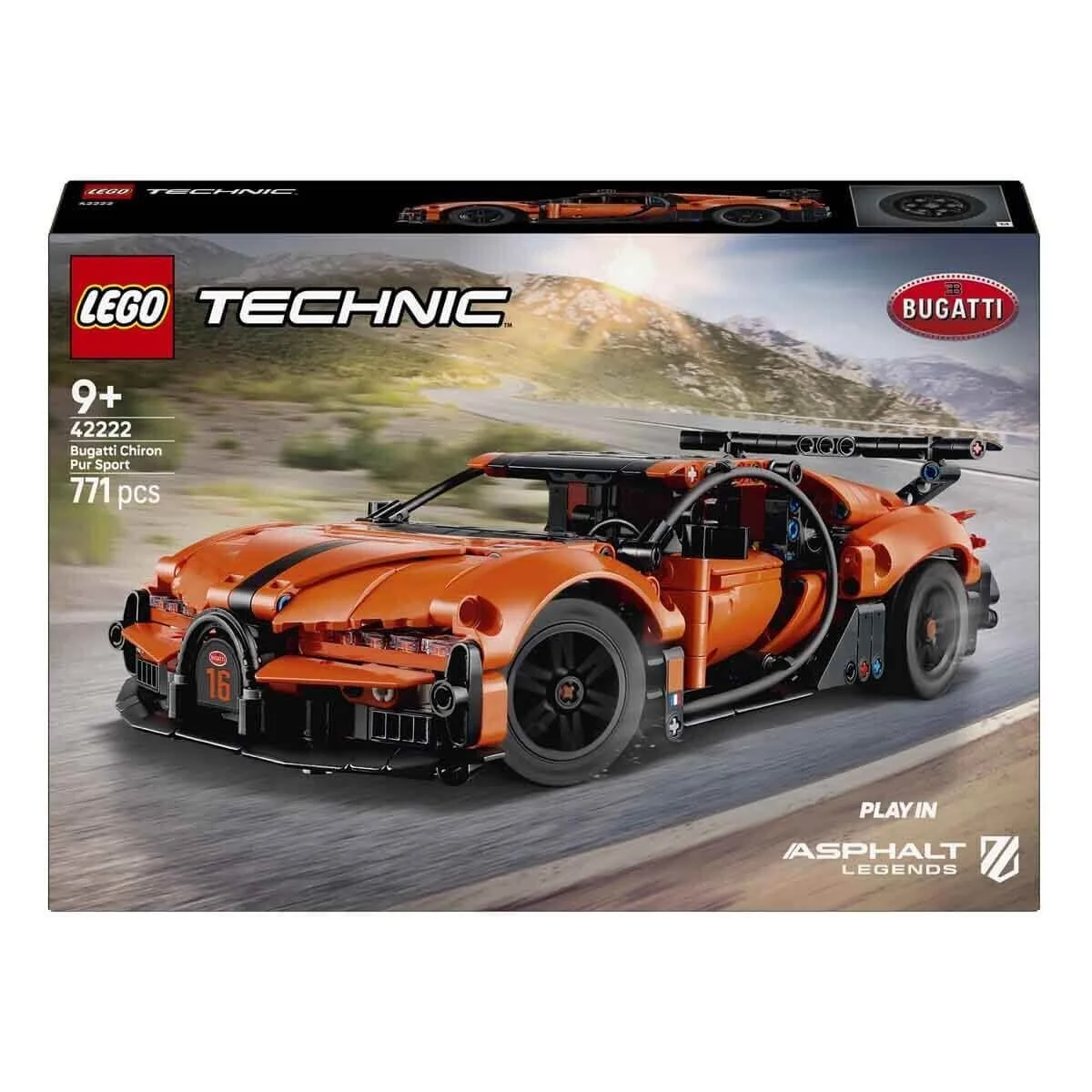42222 Lego Technic Bugatti Chiron Pur Sport 771 parça +9 yaş görsel 8