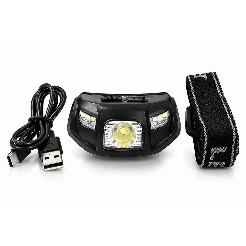 Baretta BR T190 100 Lümen 4 Aydınlatma Modu Type-C Şarjlı LED Kafa Feneri görsel 3