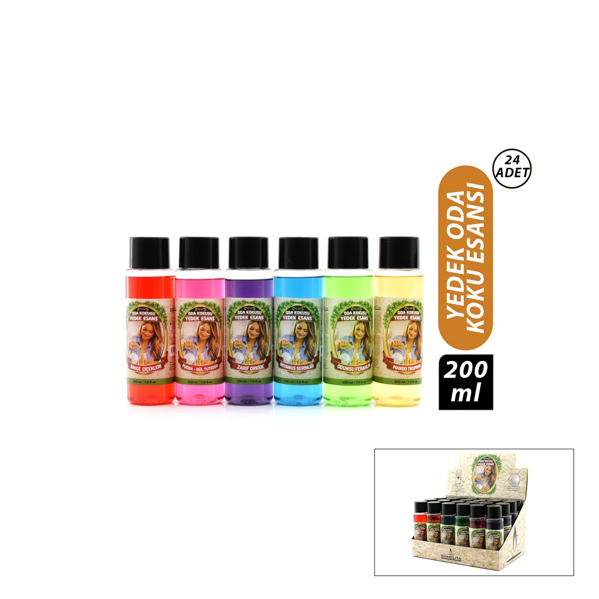 Oda kokusu yedek esans 200 ml ( 1 Adet) görsel 2