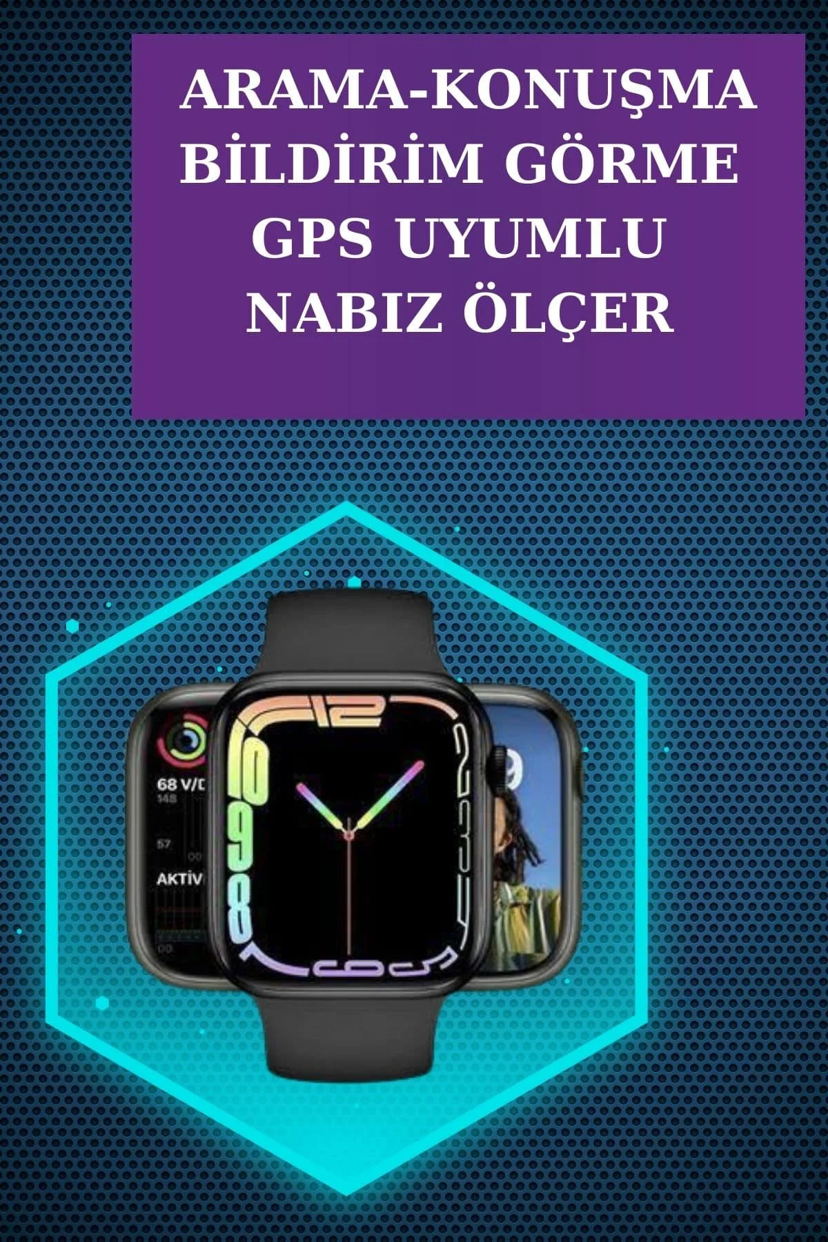 Yeni Nesil Akıllı Saat ve Kablosuz Kulaklık Kampanyası İkili Set Bluetooth Bağlantılı görsel 4