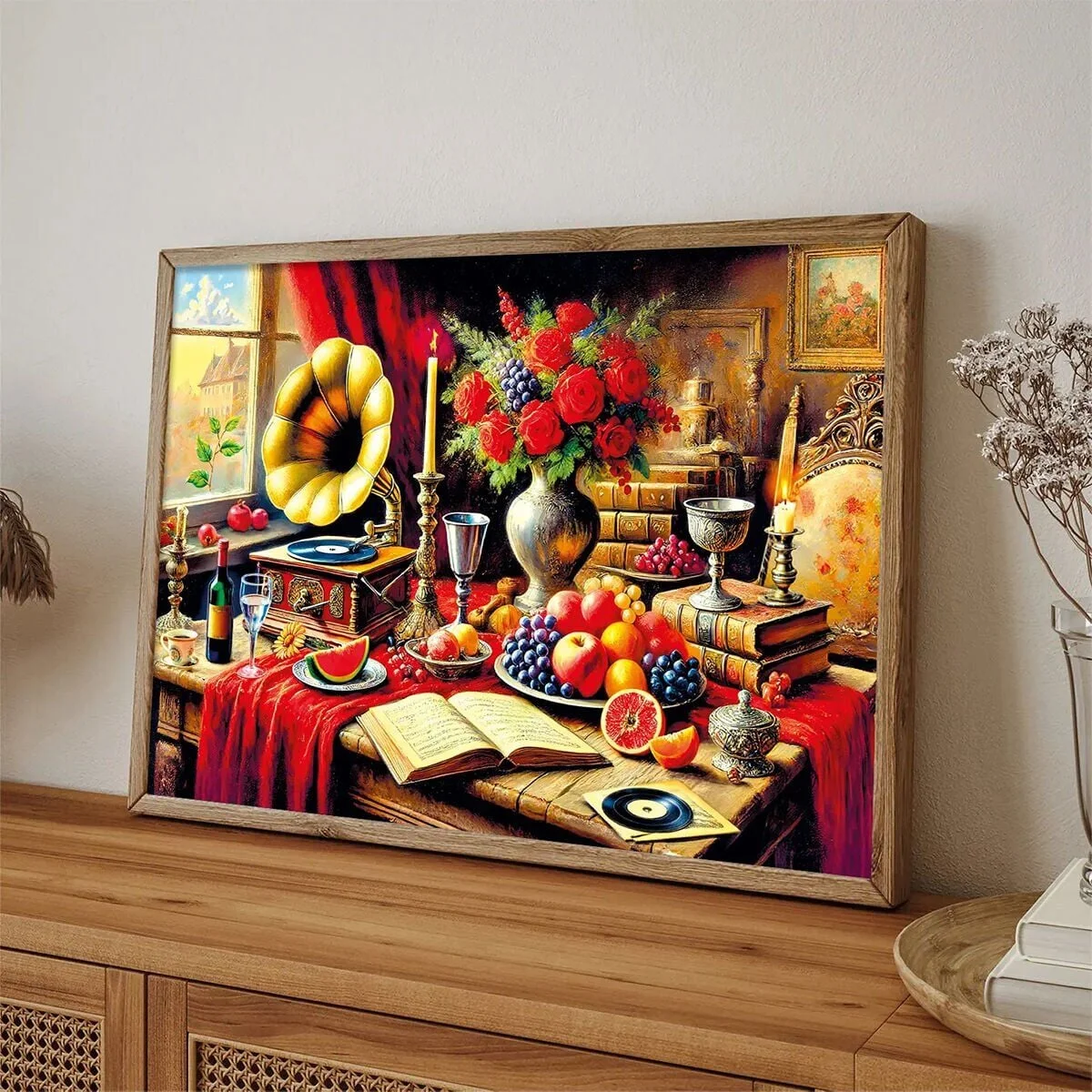 20846 PUZZLE 1000 Silent Melody on a Baroque Table görsel 3