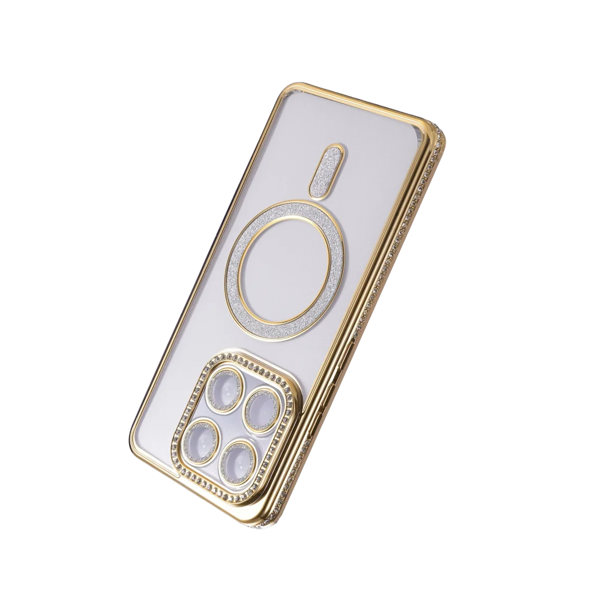 Xiaomi Mi 17T Joke Simli Magneticsafe Kılıf - Gold görsel 3