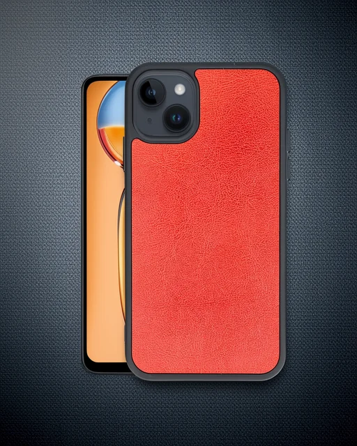 Apple İphone 15 Kılıf Aras Deri Kapak - Kırmızı