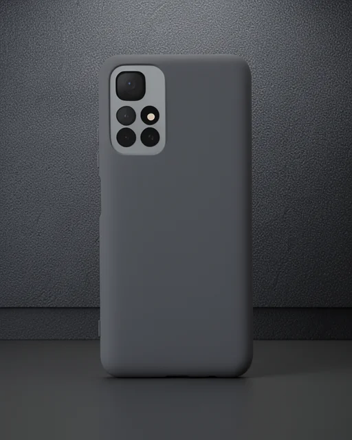 Xiaomi Redmi Note 11t Kılıf Nano İçi Kadife Silikon - Gri