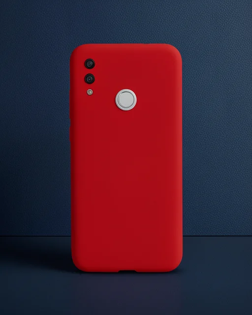 Huawei P Smart 2019 Kılıf Nano İçi Kadife Silikon - Kırmızı