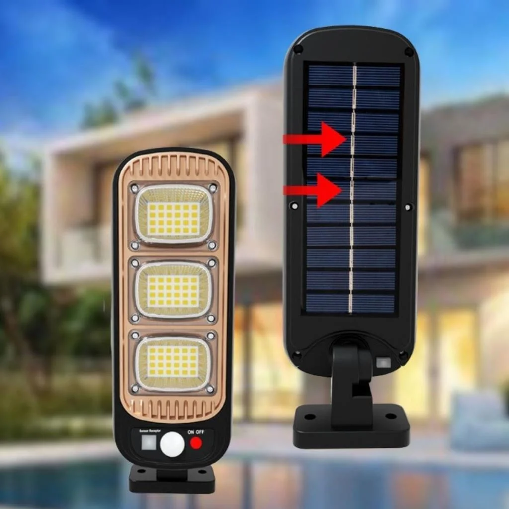 Sensörlü Güneş Enerjisi İle Şarj Olabilen Duvara Monte Solar Aydınlatma GL-84069 (adet fiyatıdır) görsel 2