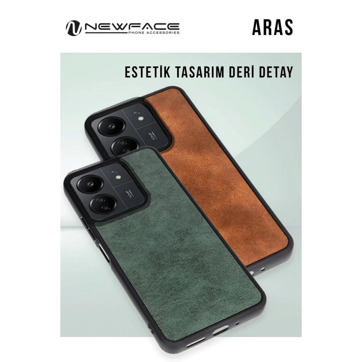 Samsung Galaxy A36 Kılıf Aras Deri Kapak - Bordo görsel 3