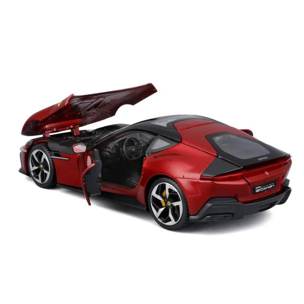 1/24 12 Cilindiric Kırmızı Model Araba görsel 3
