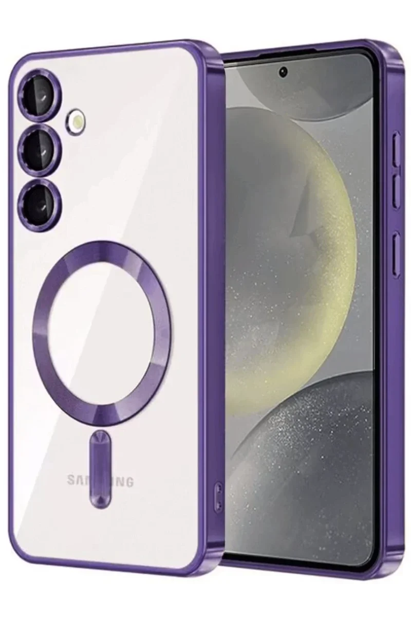 Samsung Galaxy A56 Kross Magneticsafe Kapak - Mor