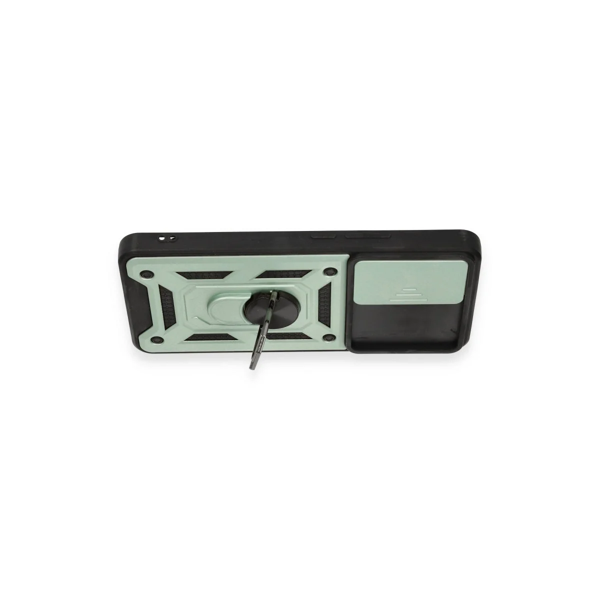 Xiao 12t Pro Kılıf Pars Lens Yüzüklü Silikon - Yeşil görsel 3