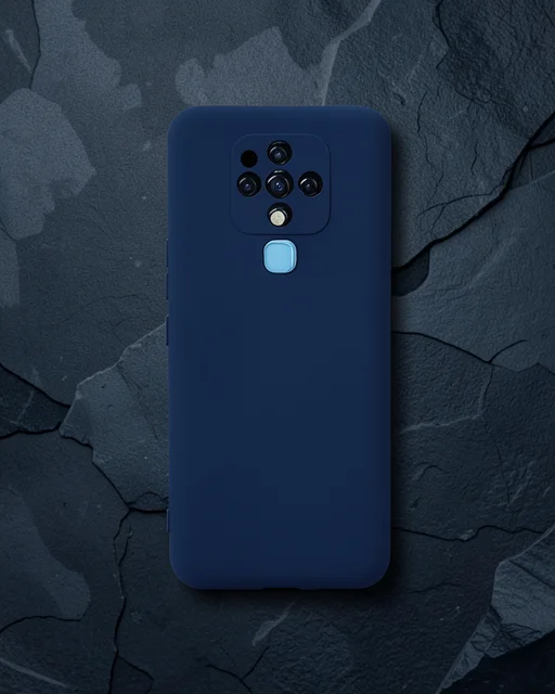 Tecno Camon 16 Kılıf Nano İçi Kadife Silikon - Lacivert