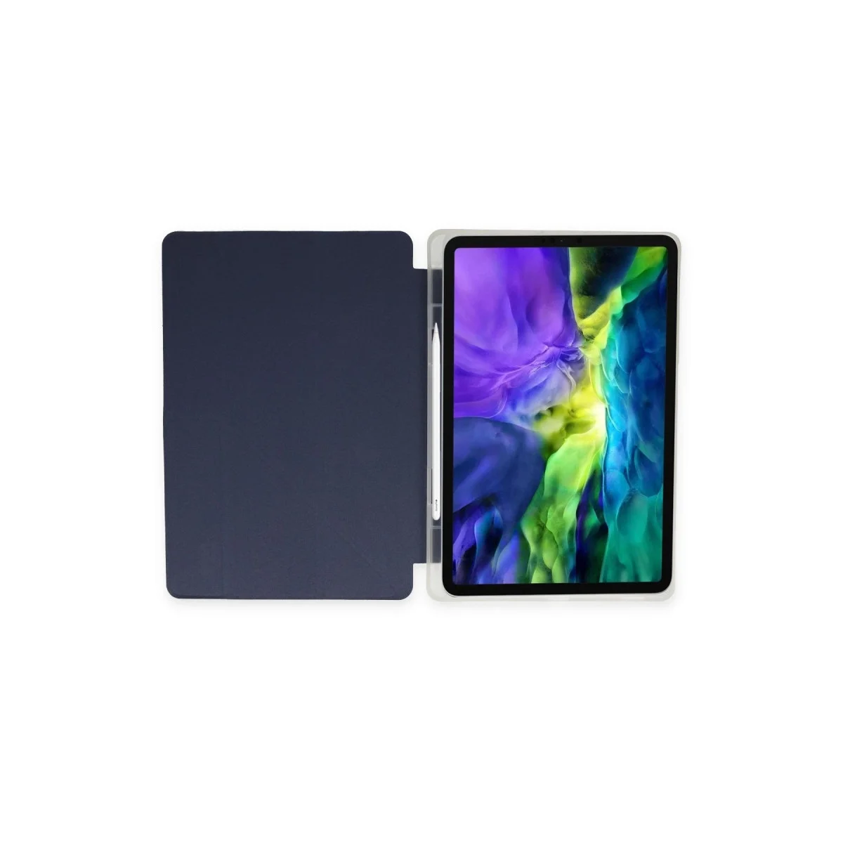 Apple İpad Air 4 10.9 Kılıf Kalemlikli Mars Tablet Kılıfı - Lacivert görsel 4