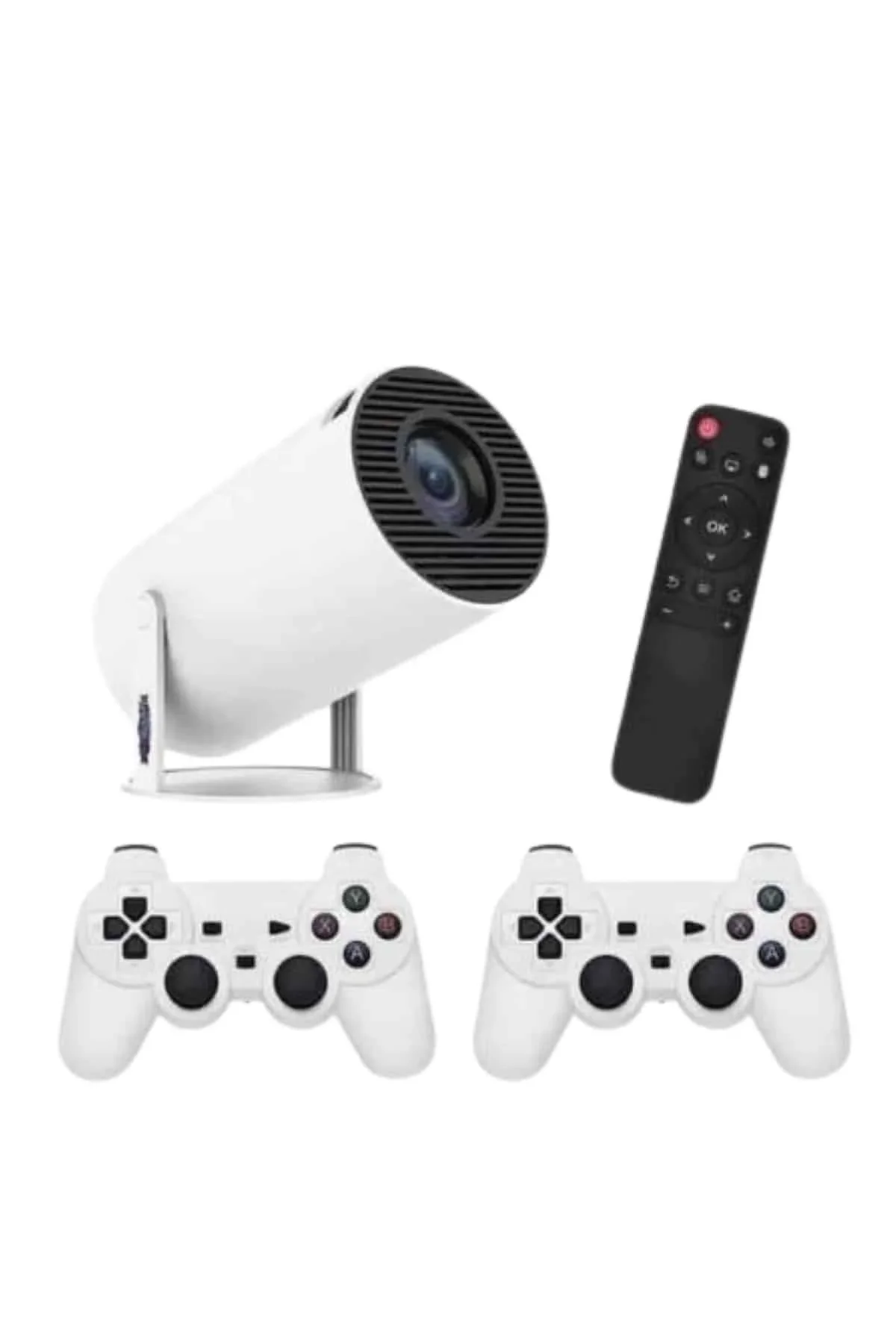 4K Wireless Çift Kollu Kumandalı Oyun Projeksiyonu Retro Video Oyunu Yeni Nesil görsel 3