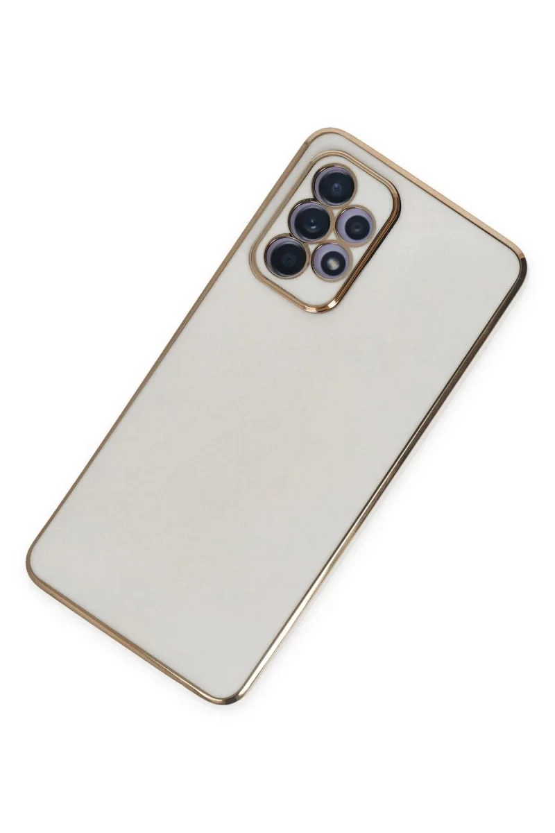 Samsung Galaxy A52 Kılıf Volet Silikon - Beyaz görsel 3