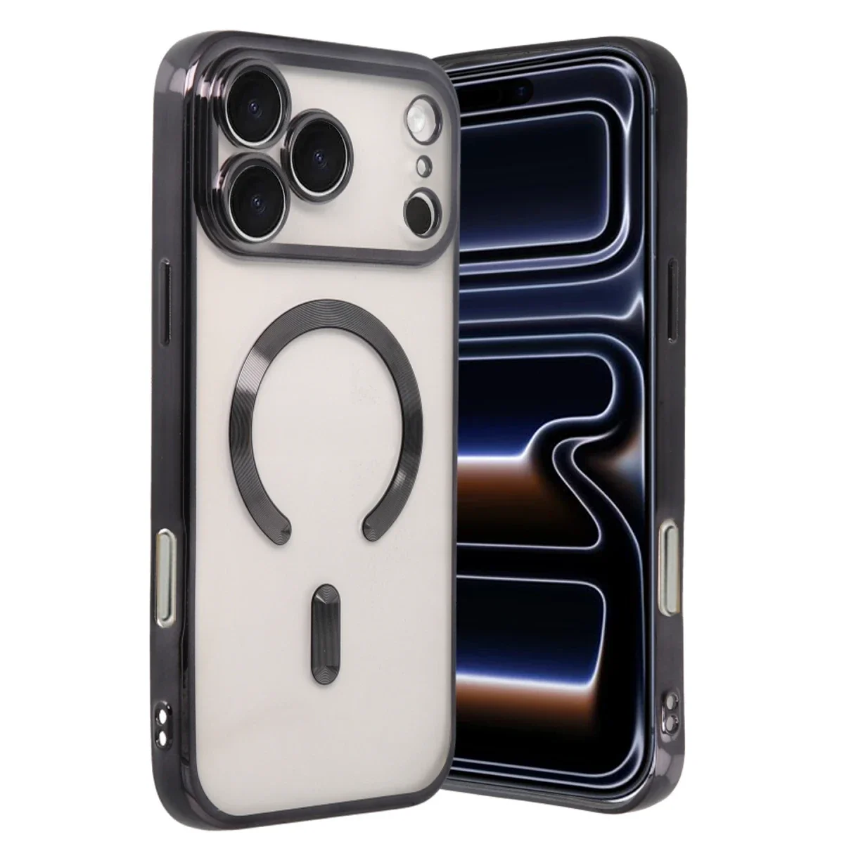 Apple iPhone 17 Pro Kross Magneticsafe Kapak - Siyah