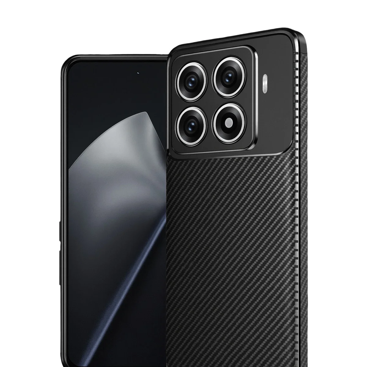 Xiao 15t Pro Auto Focus Karbon Kapak - Siyah görsel 2